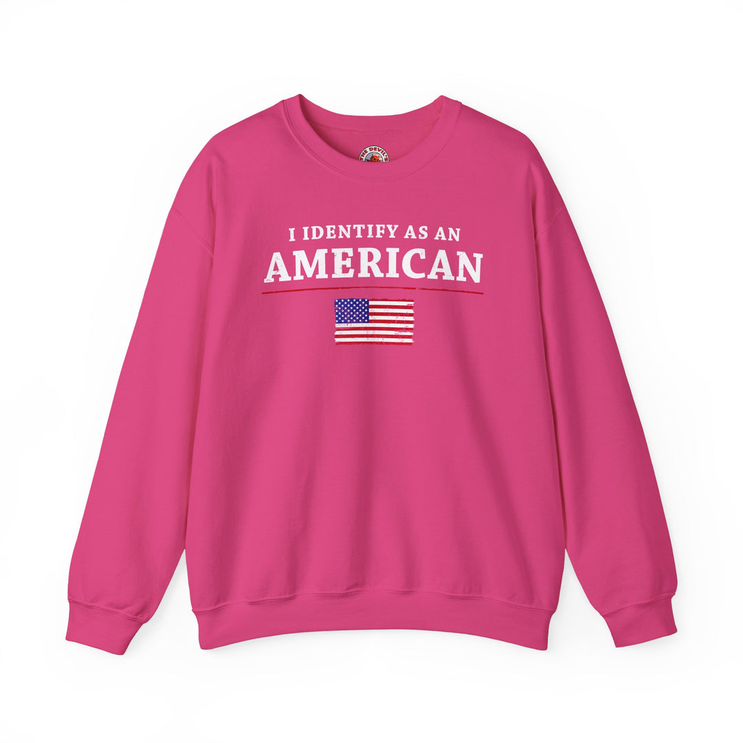 I Identify As An American Crewneck Sweatshirt