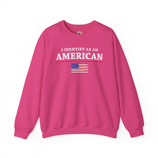 I Identify As An American Crewneck Sweatshirt