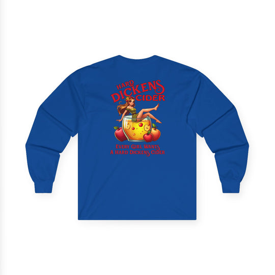 Hard Dickens Cider Front/Back Long Sleeve Tee