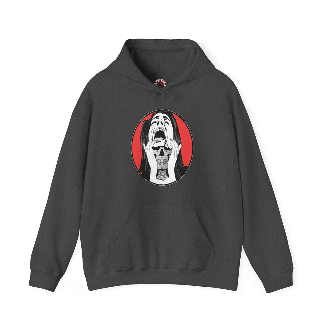 Skull Woman Hooded Sweatshirt