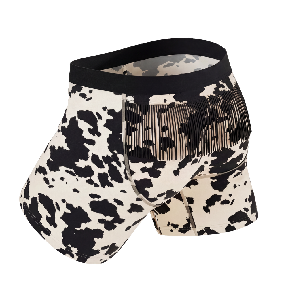 The Graze Escape Cow Hide Fringe Ball Hammock® Pouch Underwear