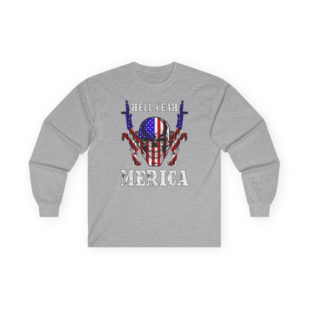 Hell Yeah Merica Long Sleeve Tee