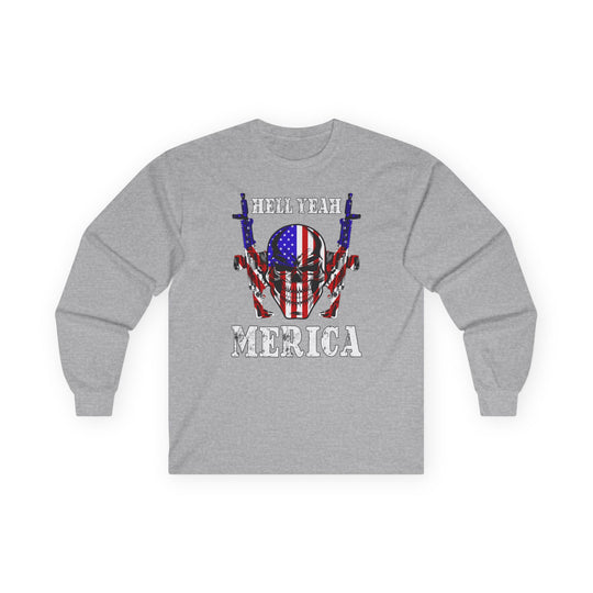 Hell Yeah Merica Long Sleeve Tee