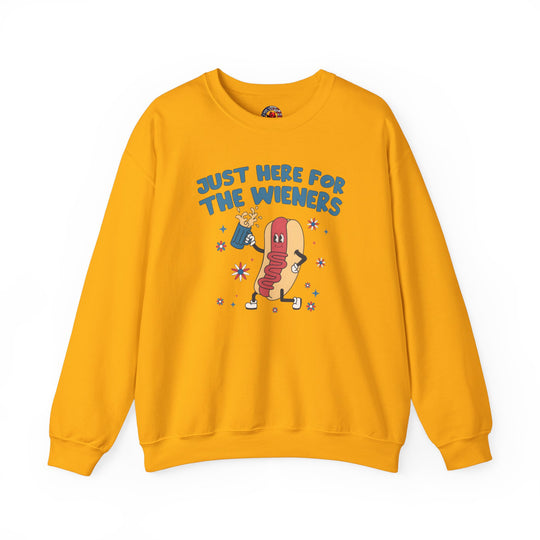 Just Here For The Wieners Crewneck Sweatshirt