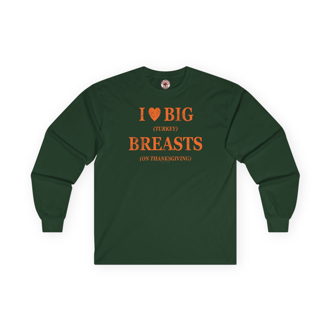 I Heart Big Breasts Long Sleeve Tee