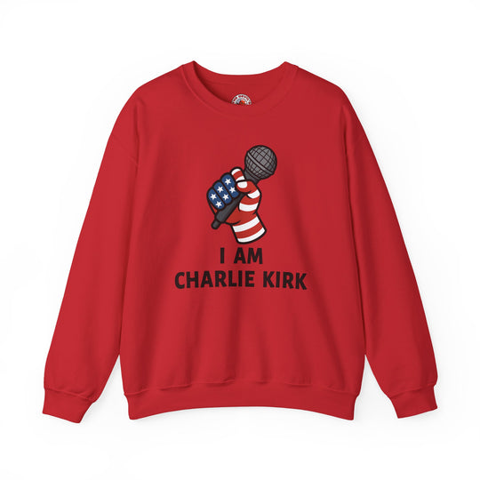 Charlie Kirk Mic Crewneck Sweatshirt