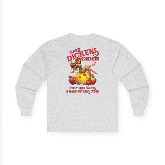 Hard Dickens Cider Front/Back Long Sleeve Tee