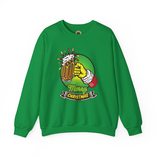 Merry Christmas Beer Crewneck Sweatshirt