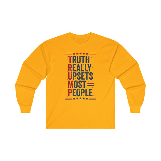 Truth Really Upsets Most People Long Sleeve Tee