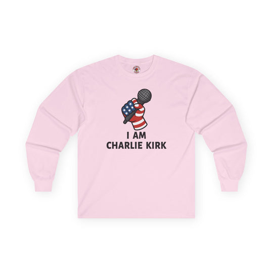 Charlie Kirk Mic Long Sleeve Tee