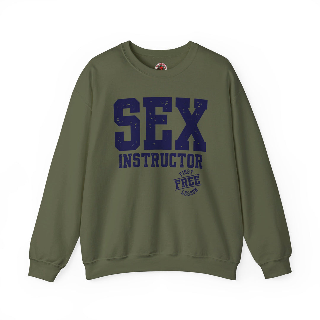 Sex Instructor Crewneck Sweatshirt