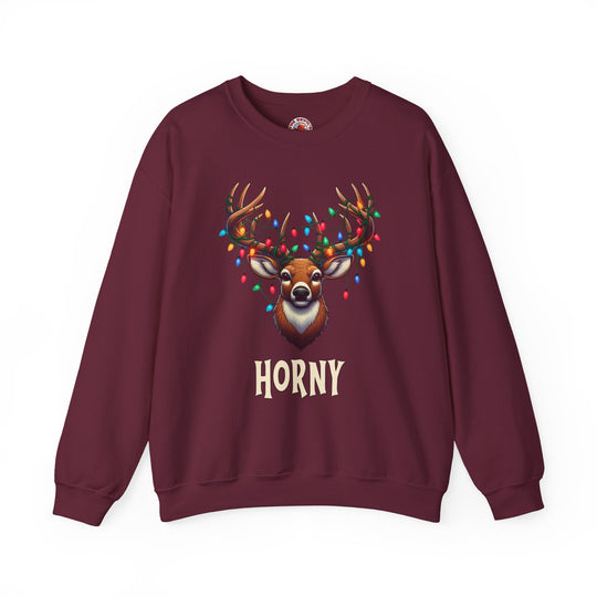 Horny Reindeer Crewneck Sweatshirt