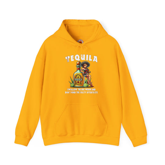 Tequila Swallow The Big Worm Hooded Sweatshirt