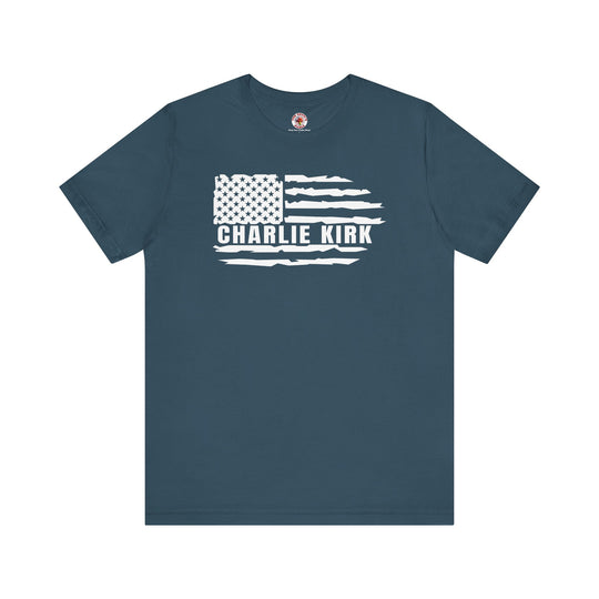 Charlie Kirk Flag T-Shirt