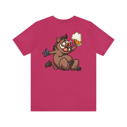 Beer Drinking Boar T-Shirt