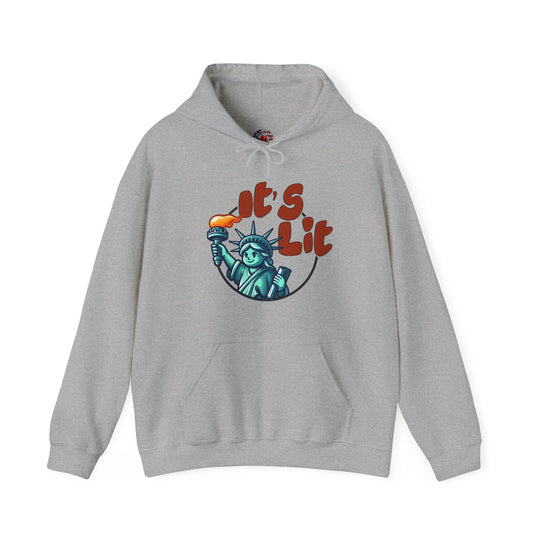 It's Lit Hooded Sweatshirt