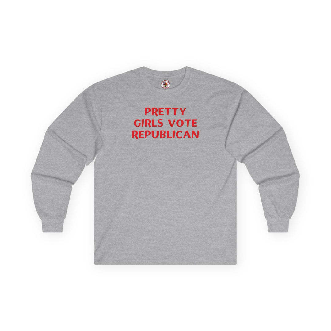 Pretty Girls Vote Republican Long Sleeve Tee