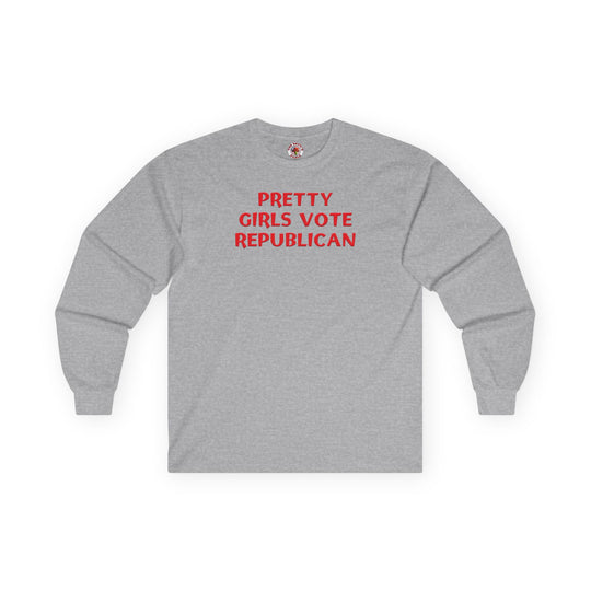 Pretty Girls Vote Republican Long Sleeve Tee