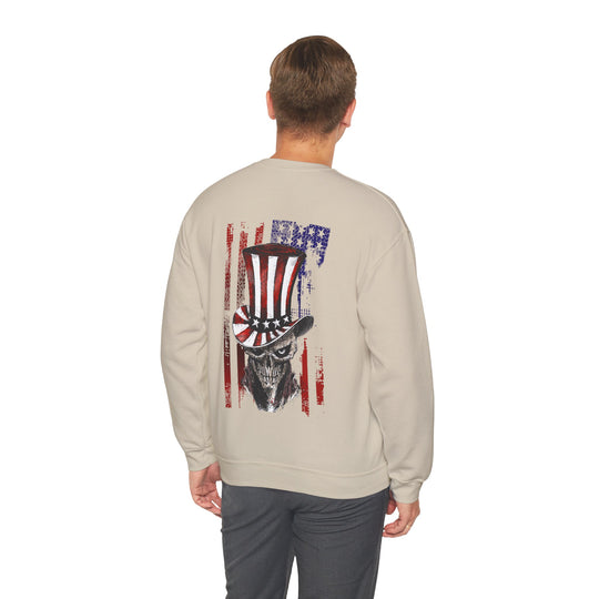 The Devil's Pickle Patriotic Skull Crewneck Sweatshirt