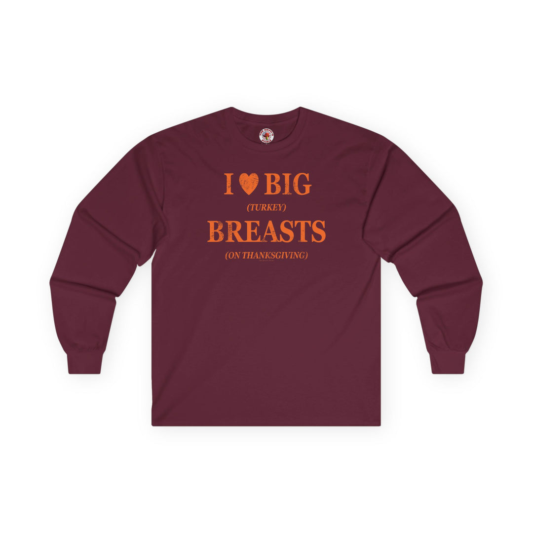 I Heart Big Breasts Long Sleeve Tee