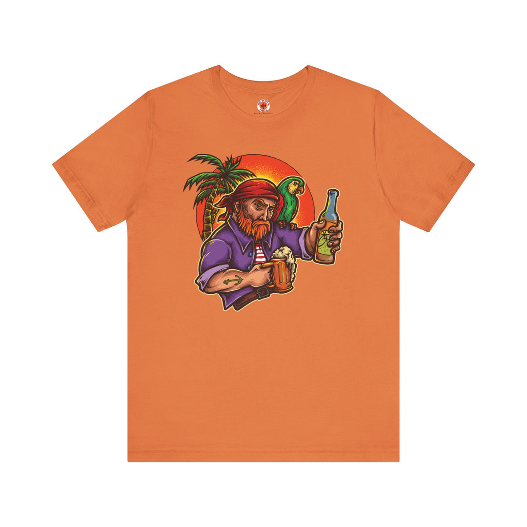 Sunset Pirate Beer T-Shirt