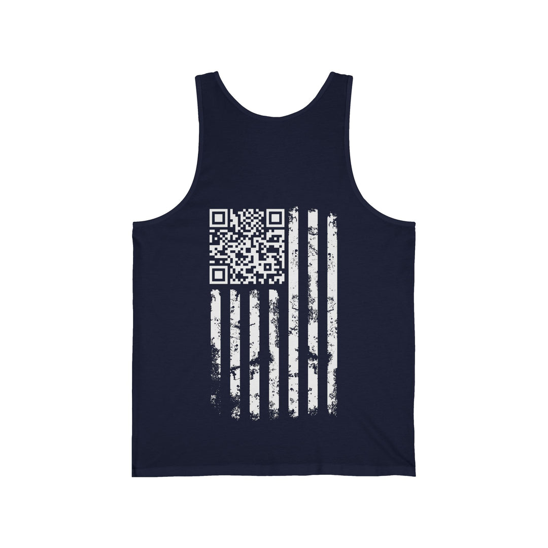American Flag QR Code Tank Top