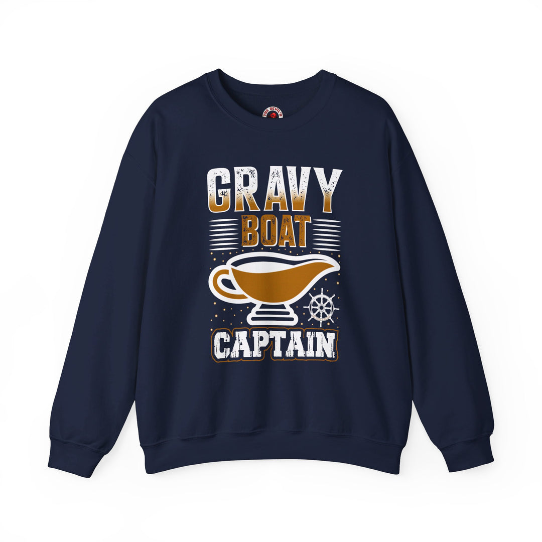 Gravy Boat Captain Crewneck Sweatshirt