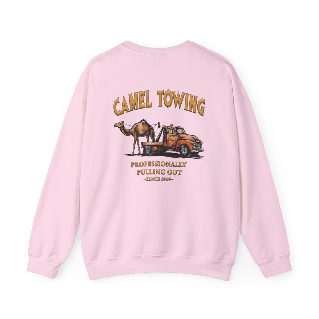 Camel Towing Back Crewneck Sweatshirt