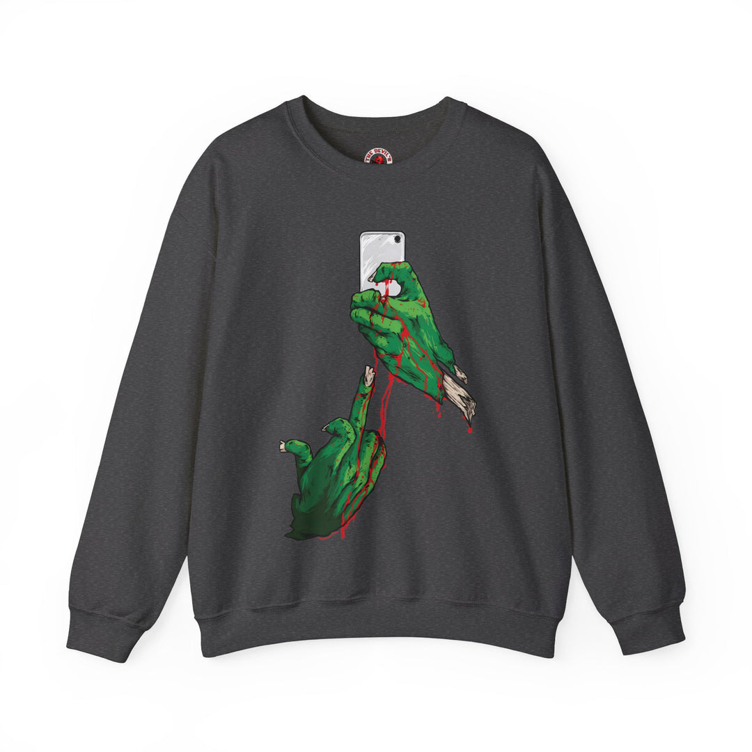 Selfie Monster Crewneck Sweatshirt