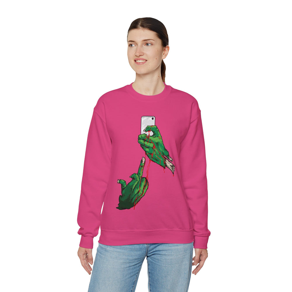 Selfie Monster Crewneck Sweatshirt