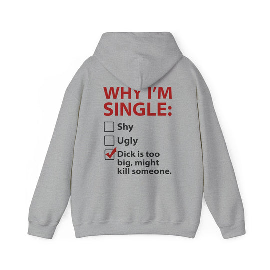 Why I'm Single Hooded Sweatshirt