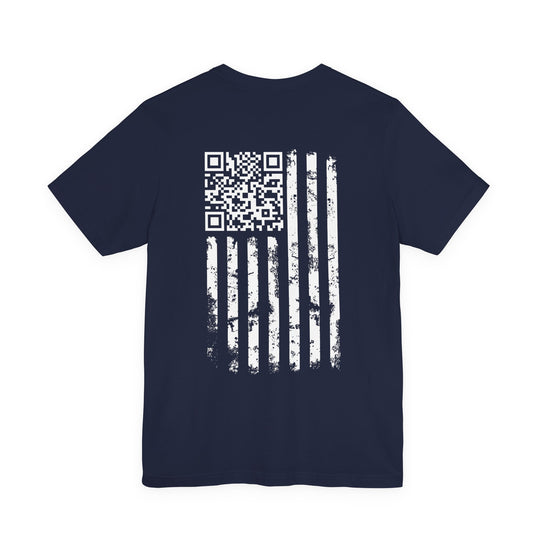 American Flag QR Code T-Shirt