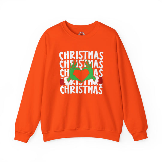 Christmas Heart Crewneck Sweatshirt