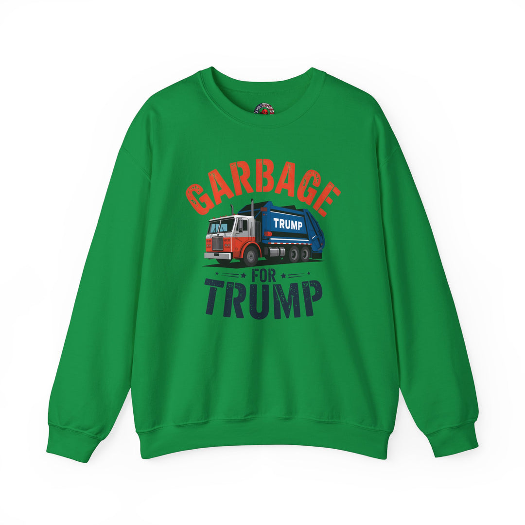 Garbage For Trump Crewneck Sweatshirt