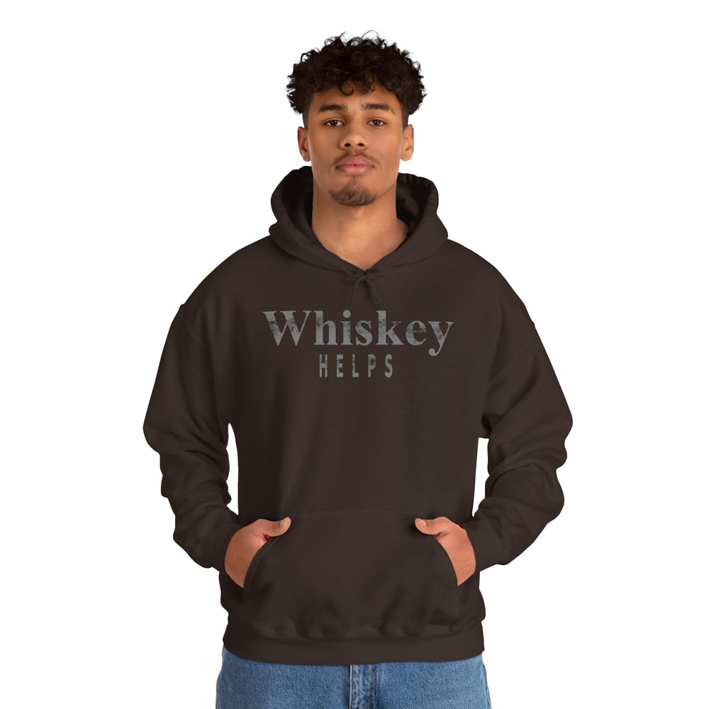 Whiskey Helps Hooded Sweatshirt