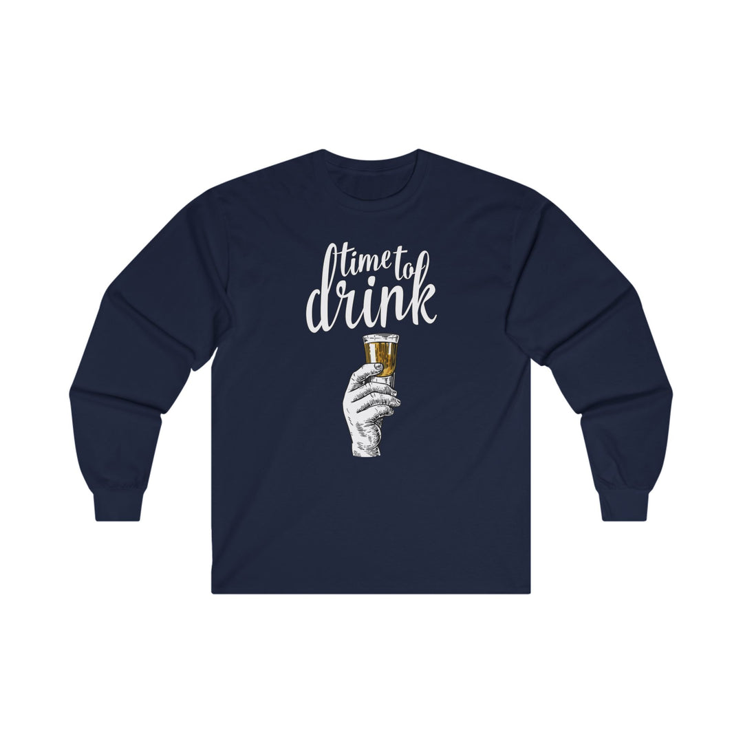 Time To Drink Long Sleeve Tee