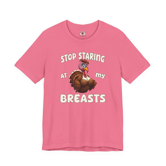 Stop Staring At My Breasts T-Shirt