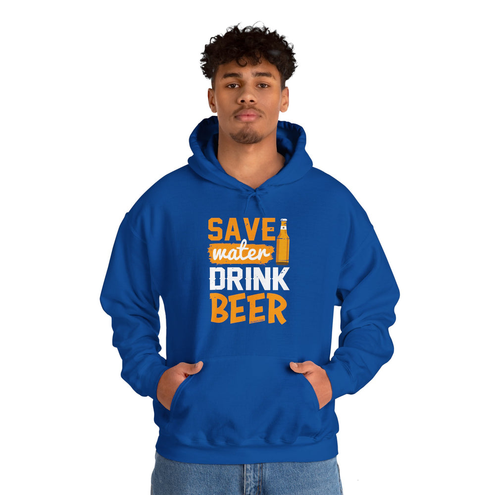 Save Water Drink Beer Hooded Sweatshirt