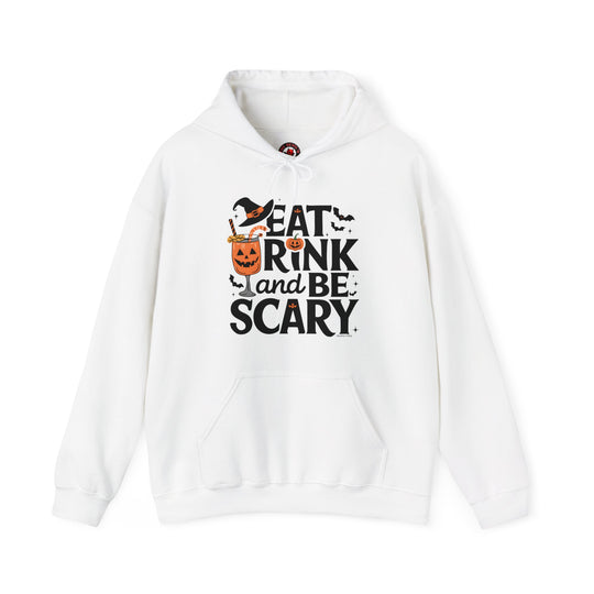 Eat Drink and Be Scary Hooded Sweatshirt