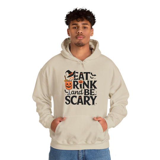 Eat Drink and Be Scary Hooded Sweatshirt