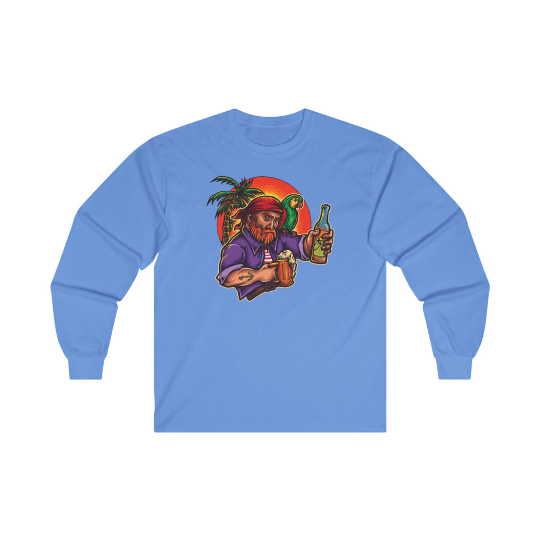 Sunset Pirate Beer Long Sleeve Tee