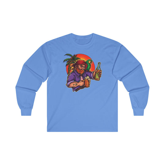 Sunset Pirate Beer Long Sleeve Tee