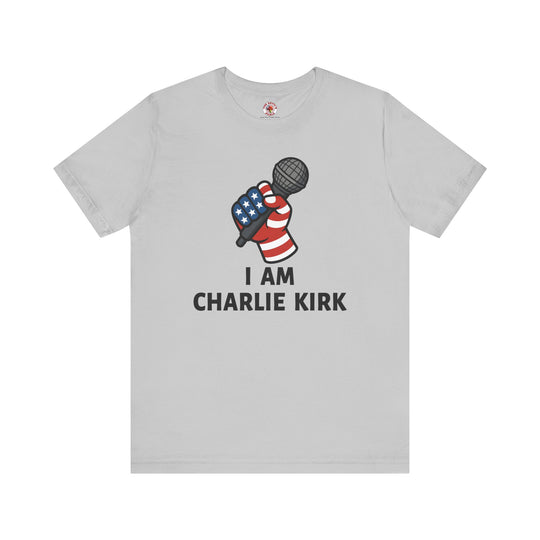 Charlie Kirk Mic T-Shirt