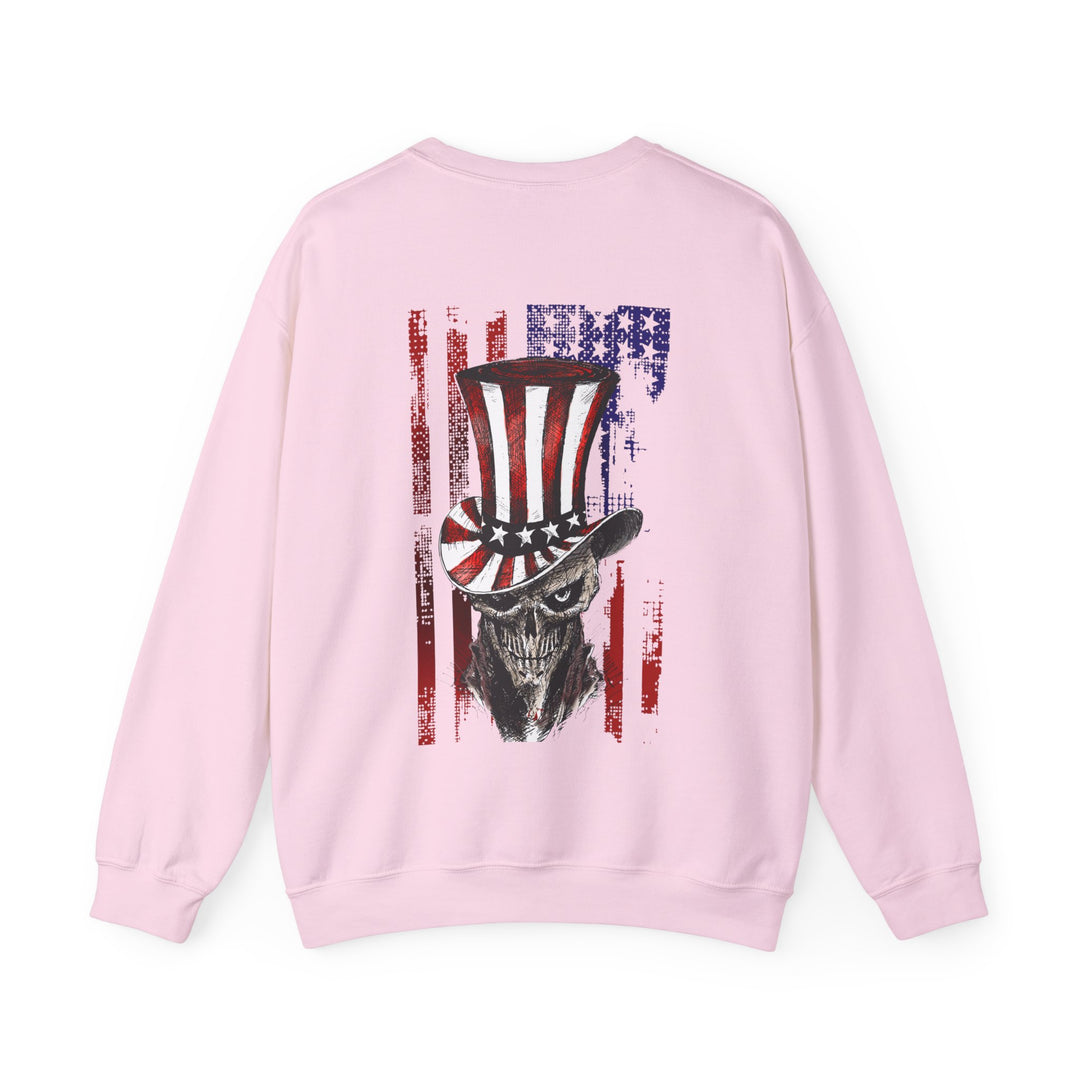 The Devil's Pickle Patriotic Skull Crewneck Sweatshirt