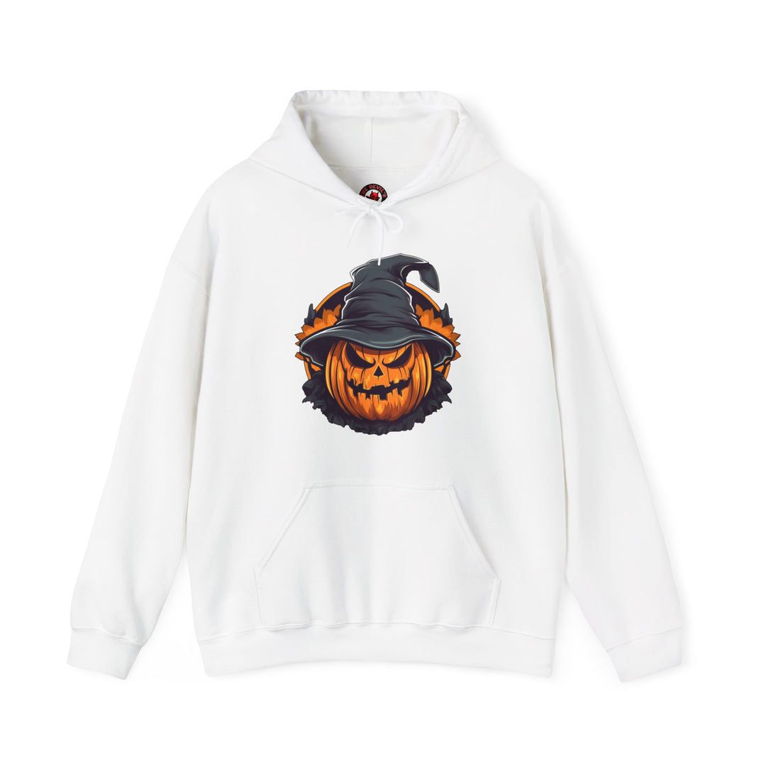 Scary Witch Pumpkin Halloween Hooded Sweatshirt