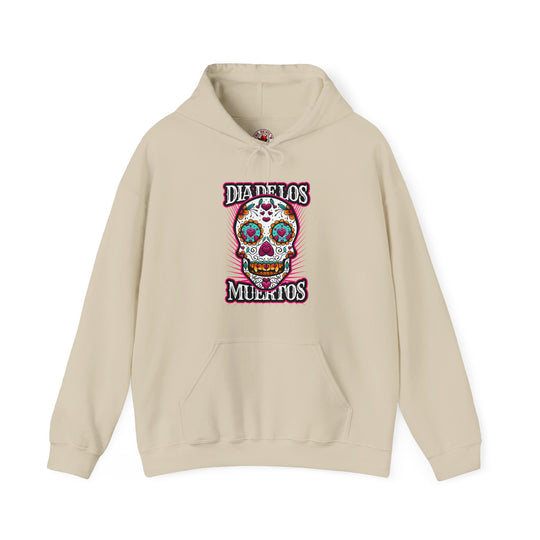 Dia De Los Muertos Skull Hooded Sweatshirt