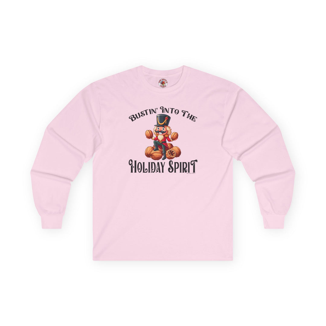 Bustin' Into The Holiday Spirit Long Sleeve Tee