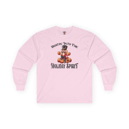 Bustin' Into The Holiday Spirit Long Sleeve Tee