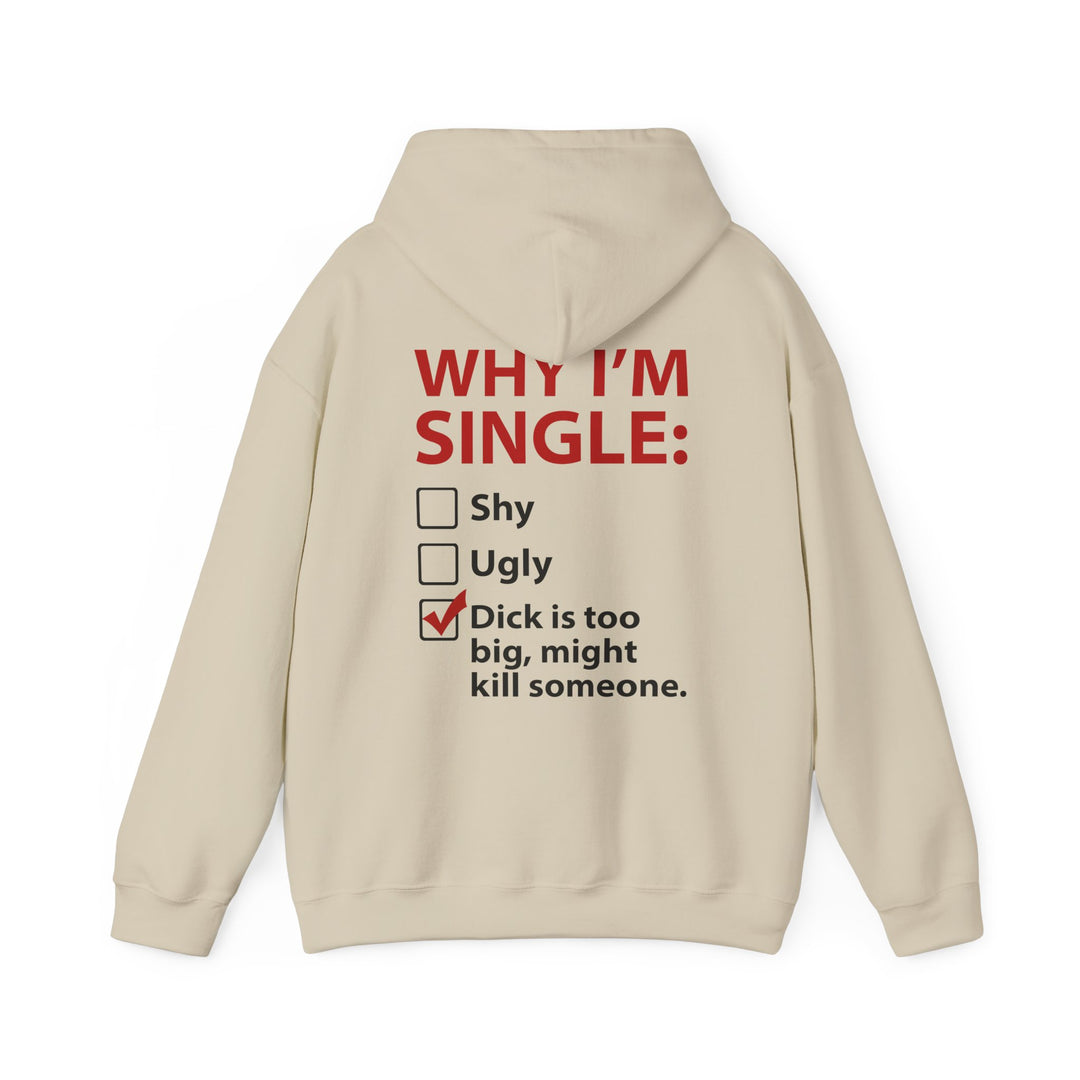 Why I'm Single Hooded Sweatshirt