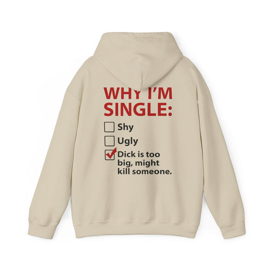 Why I'm Single Hooded Sweatshirt